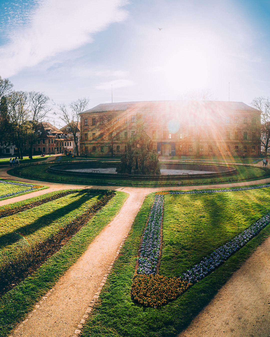 Schlosspark Erlangen Blumen
