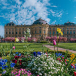 Residenz Würzburg Hofgarten Kirschblüte