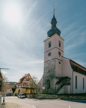 Trautskirchen Kirche und Pfarramt