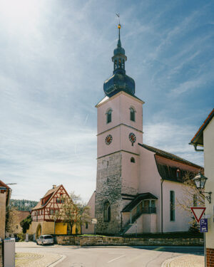Trautskirchen Kirche und Pfarramt