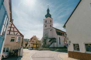 Trautskirchen Kirche und Pfarramt
