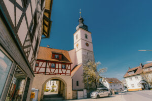 Trautskirchen Kirche und Pfarramt