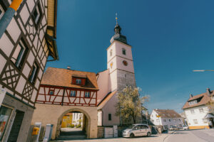 Trautskirchen Kirche und Pfarramt