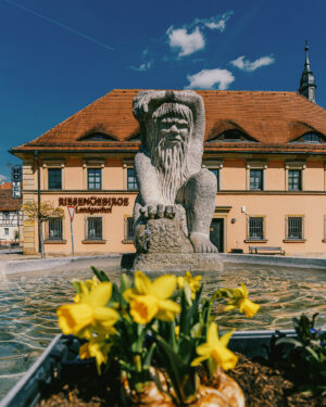 Neuhof an der Zenn Brunnen Rübezahl