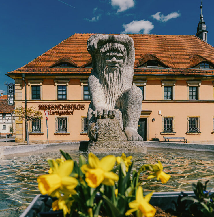Neuhof an der Zenn Brunnen Rübezahl