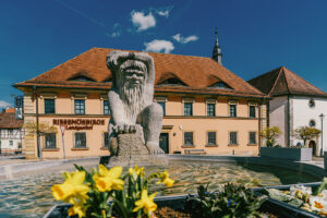 Neuhof an der Zenn Brunnen Rübezahl