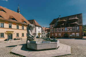 Neuhof an der Zenn Brunnen Rübezahl