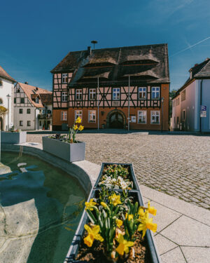 Neuhof an der Zenn Brunnen Rübezahl