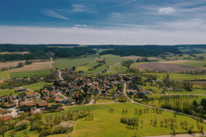 Unteraltenbernheim von oben Zenntal