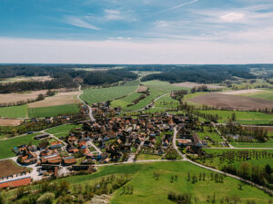 Unteraltenbernheim von oben Zenntall