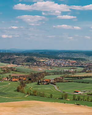 Trautskirchen von oben
