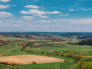 Trautskirchen Zenntal Franken Panorama