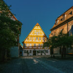 Bad Windsheim Tor Innnenhof Fachwerk
