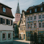 Bad Windsheim Altstadt Weinmarkt Seegasse schöner Brunnen