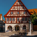 Bad Windsheim Fachwerk Brunnen